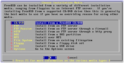 FreeBSD : Proses instalasi Untuk mempelajari sebuah OS biasanya dimulai dari proses instalasi FreeBSD : Proses instalasi