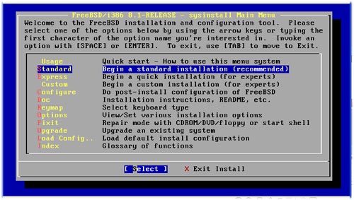 FreeBSD : Proses instalasi 2 Setelah proses instalasi selanjutnya yaitu proses konfigurasi awal yang mencakup FreeBSD : Proses instalasi 2