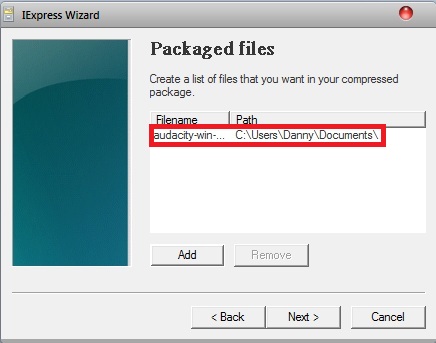 Untuk menciptakan sebuah file arsip di Windows XP Tips Membuat File Arsip yang Self-extracting di Windows