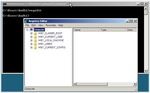Utilitas grafik pada Server Core Meskipun mengusung command prompt sebagai andalan Utilitas grafik pada Server Core