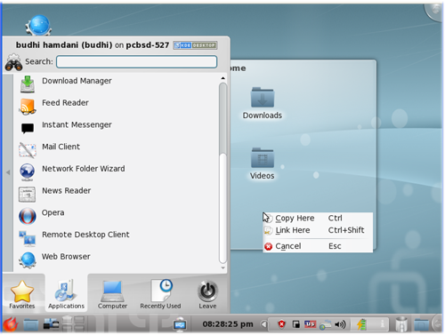 PC-BSD : Menambah Widget Folder View Folder view yaitu salah satu fitur pada KDE yang memudahkan kanal pada folder PC-BSD : Menambah Widget Folder View