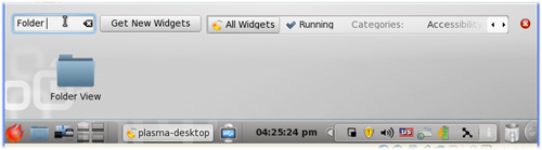 PC-BSD : Menambah Widget Folder View Folder view yaitu salah satu fitur pada KDE yang memudahkan kanal pada folder PC-BSD : Menambah Widget Folder View