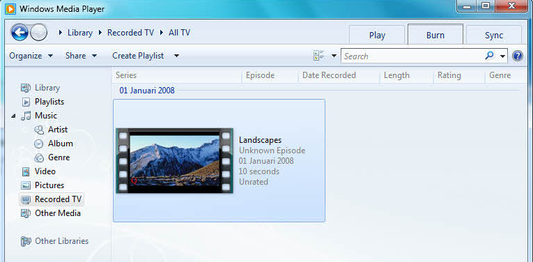 Tahukah Anda bahwa gambar Library View dari kegiatan Windows Media Player Trik Mengganti Gambar Background Windows Media Player 12