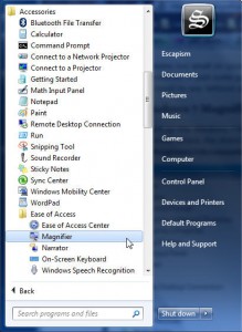 Apakah Anda dalam membaca goresan pena atau melihat sesuatu pada layar komputer Anda seringkali Trik Cara Menggunakan Magnifier / Kaca Pembesar pada Windows 7