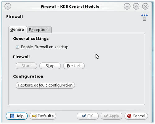 PC-BSD : setup firewall Fireawall ialah perangkat lunak yang dipakai untuk membatasi jalan masuk keluar masuk jaringa PC-BSD : setup firewall