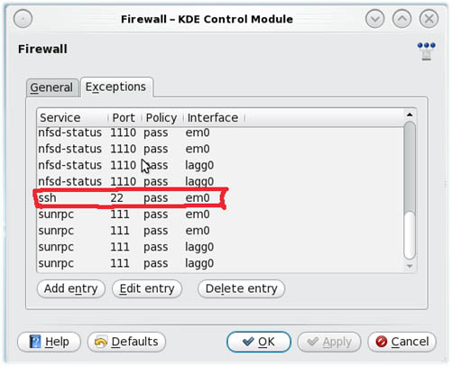 PC-BSD : setup firewall Fireawall ialah perangkat lunak yang dipakai untuk membatasi jalan masuk keluar masuk jaringa PC-BSD : setup firewall