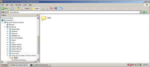 Samba yaitu sebuah aplikasi file server yang dibentuk menurut protokol Server Message B Sharing File Dengan Samba Server