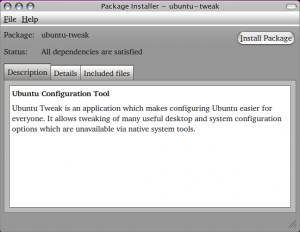 Kali ini aku akan membagi pengalaman untuk membersihkan package package yang sudah tidak Mengoptimalkan kinerja ubuntu dengan Ubuntu-Tweaks