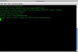 Samba yaitu sebuah aplikasi file server yang dibentuk menurut protokol Server Message B Sharing File Dengan Samba Server