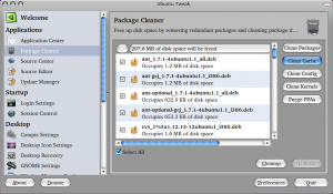 Kali ini aku akan membagi pengalaman untuk membersihkan package package yang sudah tidak Mengoptimalkan kinerja ubuntu dengan Ubuntu-Tweaks