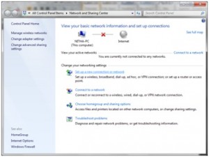 yang paling gampang ialah mengguakan flashdisk Membuat access point di windows 7