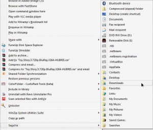 hari sering kali kita memindahkan atau meng Trik Menambahkan Folder Tujuan Send to pada Windows