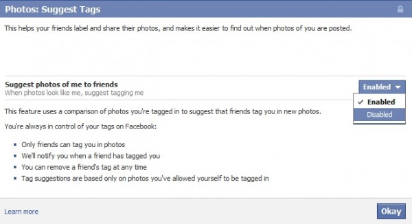 Facebook mempunyai sebuah fitur gres dalam men Cara Menonaktifkan Fitur Tag Suggestion di Facebook