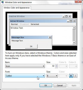 Bagi yang sudah merasa bosan dengan jenis font yang itu Trik Cara Mengubah Jenis Font pada Windows 7 / Vista / XP