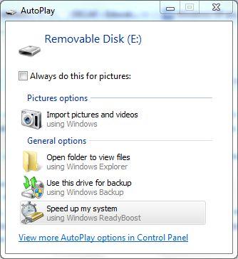 yaitu fitur yang diperkenalkan semenjak Windows Vista yang memungkinkan pengguna menggunaka Cara Mengaktifkan dan Menggunakan ReadyBoost pada Windows 7 dan Vista