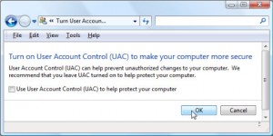 untuk sebagian orang mungkin terasa sangat mengganggu sebab dikala kita ingin mengeksekusi Mematikan User Account Control (UAC) pada Windows 7 / Vista