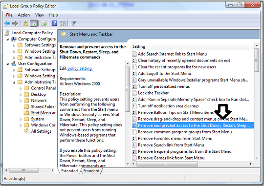 Tutorial kali ini menunjukan cara untuk menghilangkan tombol ShutDown Cara Menghilangkan Tombol Shutdown dan Restart pada Windows 7