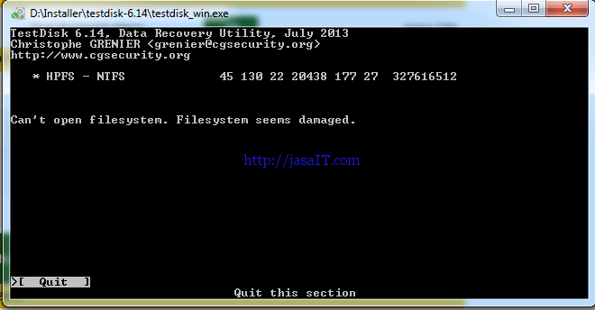 skip untuk membaca pribadi ke potongan teknik recovery memakai testdisk Stupid mistake : How to Recovery Your Formatted Harddrive