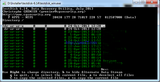 skip untuk membaca pribadi ke potongan teknik recovery memakai testdisk Stupid mistake : How to Recovery Your Formatted Harddrive