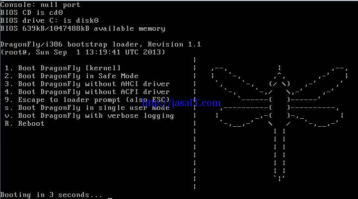 DragonflyBSD ialah sistem operasi yang paling aneh bagi saya dalam artian saya tidak pe Cara menginstall DragonFlyBSD (dflyBSD)